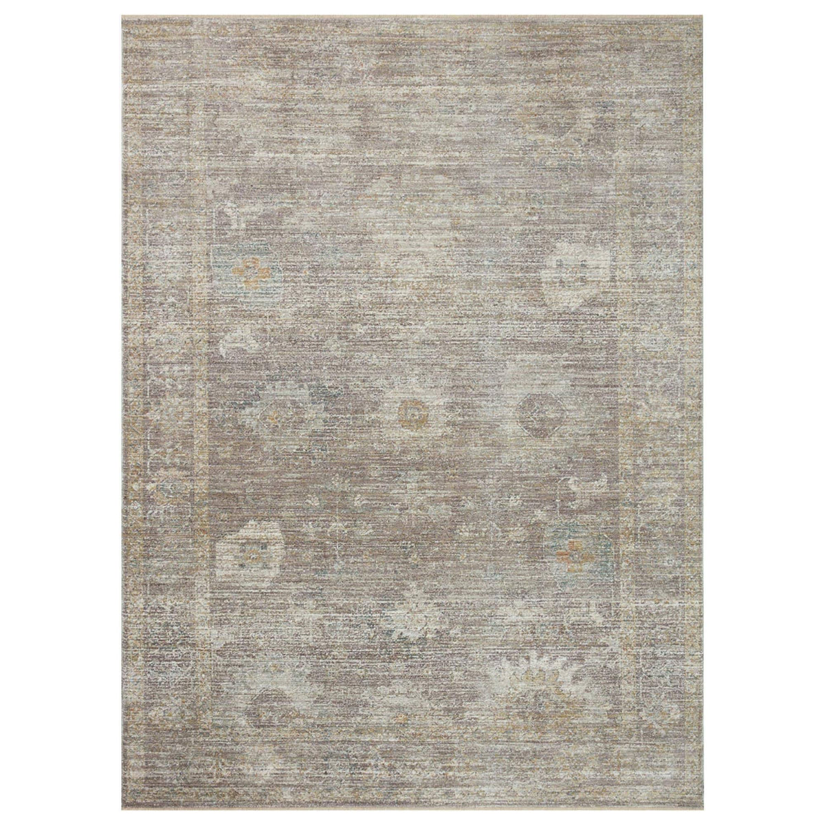 Magnolia Home by Joanna Gaines x Loloi 7'10" 10'0" Stone/Natural Large Millie MIE-05 Area Rug